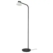 SAMBORD floor/reading lamp, black/white