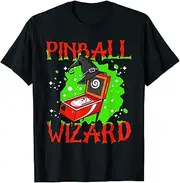 VidiAmazing Pinball Retro Classic and Vintage Arcade Pinball Wizard ds1357 T-Shirt