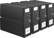 SheetCube Bed Sheet Set Organizer 4-Pack (Queen or King Size),Foldable Storage Box,Linen Closet Organizer for Bedding Sheets, Duvet Covers,Blankets and Pillow Cases ((black, 4 pack)