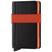 Secrid Bandwallet Compact RFID Wallet - Black / Orange (Sheltersuit Foundation Limited Edition)