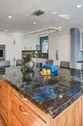 72"x36" Luxury Labradorite Stone Dining Table Handmade Kitchen Slab Countertop