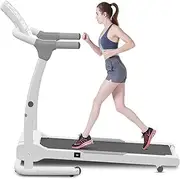 Folding Treadmill for Home Electric Workout Foldable Running Machine Portable Compact Motorized Treadmills for Running and Walking Exercise Fitness