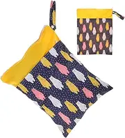 ibasenice Diaper Organizer Bag Nappy Pouch for Multipurpose Wet Dry Bag for Changing Table