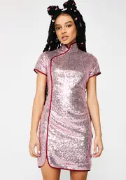 [Glamorous] You Want It Sequin Dress