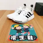 高品質 ADIDAS NMD BOOST R1 JAPAN WHITE 白色 黑白 日文 日標 情侶鞋 EF0753