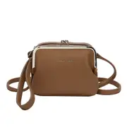 Fashion Acrylic Women's Crossbody Bag Vintage Small Women's Shoulder Bag Luxury Soft Pu Leather Ladies Messenger Bag