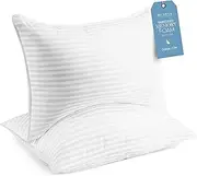Beckham Hotel Collection Queen/Standard Size Memory Foam Bed Pillows Set of 2 - Cooling Shredded Foam Pillow for Back, Stomach or Side Sleepers