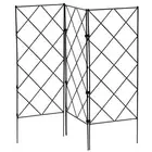3pcs Foldable Plant Climbing Trellis Frame Garden Support Metal Trellis Wall Set
