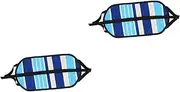 TEHAUX 2pcs Airplane Travel Footrest Comfortable Portable Hammock Essential for Long Flights Office and Home Use