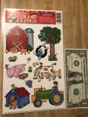 Color-Clings Static Cling Window Decoration Farm Related