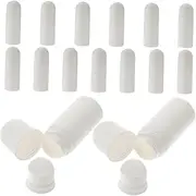 Baluue 15pcs Roller Dispenser Bottles Roller Bottles for Oils Soap Dispenser Essential Oils Travel Bottle Travel Shampoo and Conditioner Spray Bottle Liquids Pump Pour Juice White Plastic