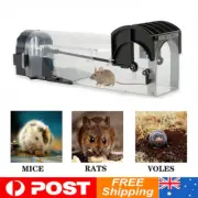 Continuous Mouse Rat Trap Cage Animal Bait Safe Catch Pest Rodent Control Box