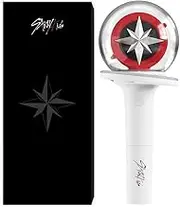 Guthdiu Stray Kids Official Light Stick VER.2 Cheering Lights for Concert Stray Kids Kpop Merch with 1 Set Photocards, White