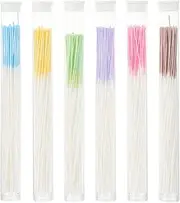 Healeved 360Pcs Colored Ear Hole Cleaning Floss - Disposable Piercing Aftercare Tool for Odor Removal, Soft Cotton Thread, Assorted Colors for Easy Ear Piercing Care