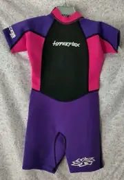 NWT! Hyperflex Wet Suit Short Sleeve Pink Black Purple Size 6 Small