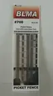 NOS BLMA PICKET FENCE N Scale Accessory - 700