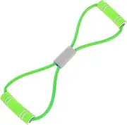 3 Pack Resistance Band,Exercise Bands Resistance,Figure 8 Fitness Resistance Band,Figure 8 Tensioner, Women's Men and Women Open Shoulder Arm A-Green
