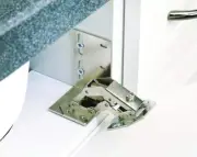 Rev-A-Shelf 6552-ETH-10 Euro Face Frame Tip-Out Tray Hinge, Chrome
