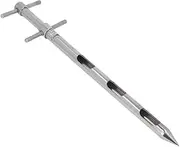 Stainless Steel Solid Sample Grain Probe Sampler Grain Probe Sampler Cement Fertilizer Solid Sampling Probe, 3 Sections, 25mm(0.8M)