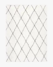 150' x 215' | Machine Washable Runner Rug | Kid & Pet Friendly | Indoor Rug | Moroccan Diamond Plush Rug | Ruggable