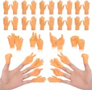 30 Pcs Tiny Hands Finger Puppets, Mini Hands Little Middle Finger Hands Mini Thi