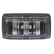 Narva 9-33V LED Front End Outline Marker White With Black Base, Clear Lens & 0.5M Cable 10 Pack - 98012/10