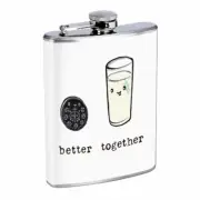 Better Together Em5 Flask 8oz Stainless Steel Hip Drinking Whiskey