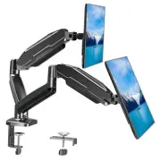Dual Monitor Mount Fits 13 to 32 Inch Computer Screen, Height Adjustable
