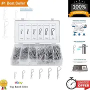 Cotter Pin Assortment Kit, 150PCS 6 Sizes Hair Pin R Clips Assortment Kit, Zi...