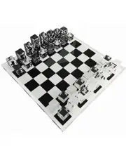 INFINITY 17.3in Lucite Chess Set Luxury, Professional And Premium Quality