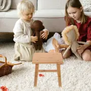 Bamboo Shoe Replacement Stool Bench Mini Decor Kids Chair Room