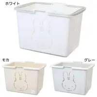 在飛比找蝦皮購物優惠-日本正版 米菲兔 miffy 塑膠手提置物籃 米飛兔 大臉造
