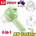 4 in 1 Kitchen Mini Handheld Electric Vegetable Cutter Set Wireless Food Chopper