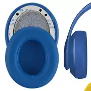 Geekria Protein Leather Ear Pads for Beats Studio 3 Wireless Headphones (Blue)