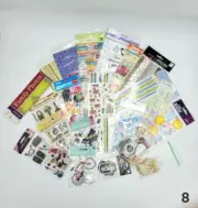 Lot/Bulk Scrap Booking Material/Stickers Stationary Crafting Assortment