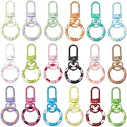 [Shxupjn] Lobster Claw Clasps - Portable Spring Key Rings - Candy Color Purse Clasps for Key Pendant Craft Making Bracelet