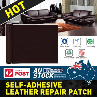 MODIGT Coffee 5pcs PU Leather Repair Kit Self Patch Sticker Couch Car Seat