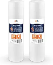 Aquaboon Whole House Water Filter Cartridge Replacement - 5 Micron Water Filter 20 x 4.5 Inch - Sediment Filter Polypropylene Compatible with Pentek DGD-5005-20, 155358-43, iSpring FP25B, 2 Pack