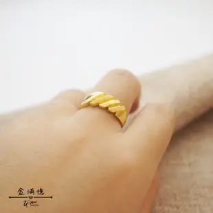 純金戒指【跳耀式思考】男生黃金戒指 9999 金戒指 金飾