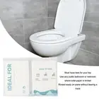 40Pcs Disposable Toilet Cover Flushable Liners Protectors Essential Tra DM5