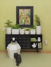 ⚪6pcs *WHITE* VASES LOT Accessories DECOR planters DIORAMA mini 1/6 for BARBIE