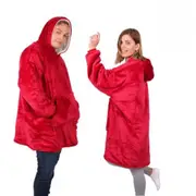 Hotto Premium Oversized Cuddle Hoodie Burgundy - 2 PACK