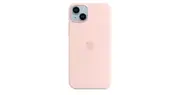 iPhone 14 Plus Silicone Case with MagSafe — Chalk Pink