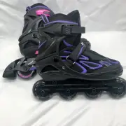 2PM SPORTS ABEC-7 Kids Adjustable Rollerblades w Light up Wheels Size Large
