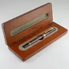 Parker Duofold Marble Red International Fountain Pen M (used) with Box
