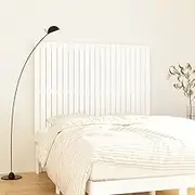 Bed Headboard, Beds Head Frame Wall Headboard White 140 cm Solid Wood Pine