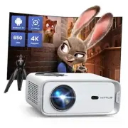 【Electric Focus & Android TV】projector 4k with WiFi and Bluetooth, Full HD