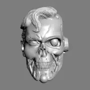 Cyborg Superman v1 custom head for 4" 6" 7" 12" DC action figures