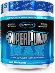 Gaspari Nutrition Superpump Max Pre-Workout 640g 40 Servings Blue Raspberry New