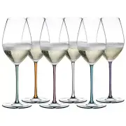 NEW Riedel Fatto A Mano Champagne Glass Set 6pce